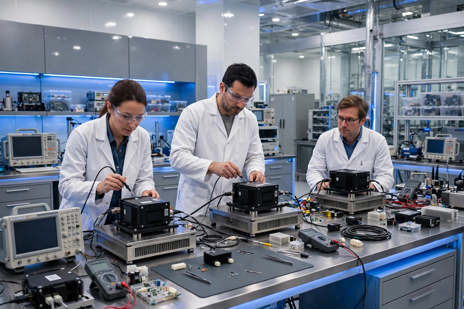 Power semiconductor test laboratory